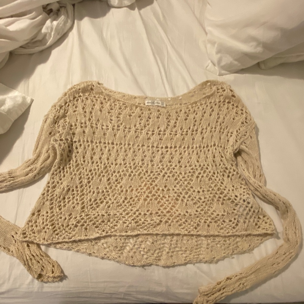 Oversized Open Knit Sweater